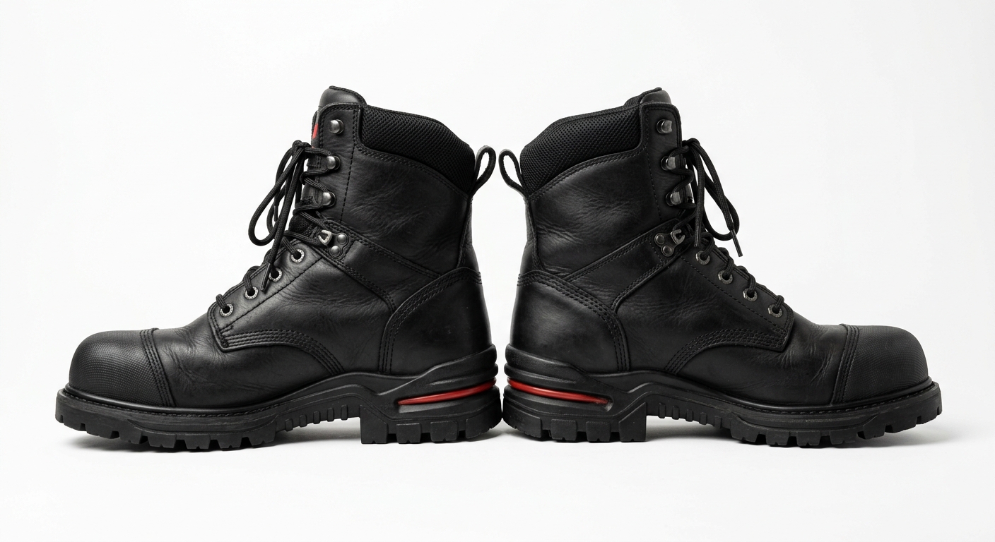 รองเท้าเซฟตี้หัวเหล็ก สีดำ size 42